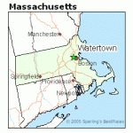 Watertown MA on the Map 