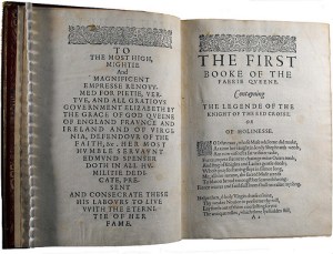 FAIRE QUEENE with its dedication to Queen Elizabeth