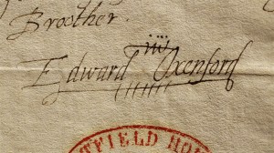 "Lo thus I triumph like a king, "Content with that my mind doth bring"