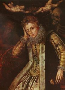 An allegorical portrait of Elizabeth I painted after 1620