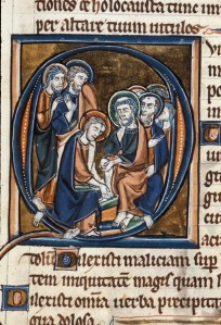 Christ washing the feet of disciples